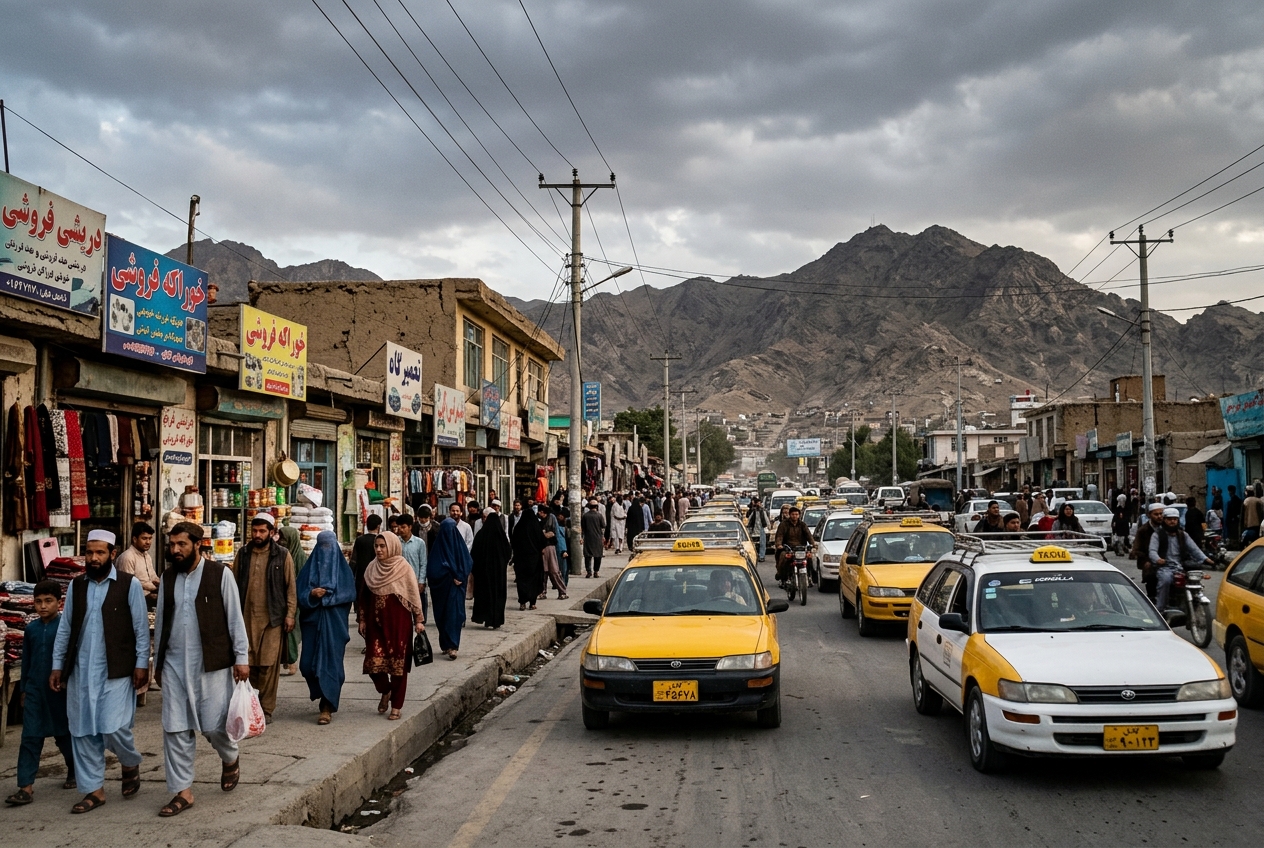 A street in Kabul