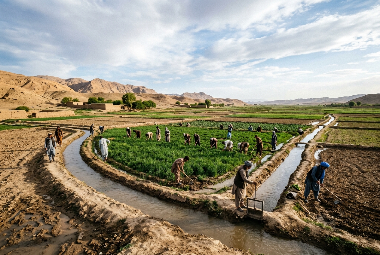 Agricultural land in Afghanistan